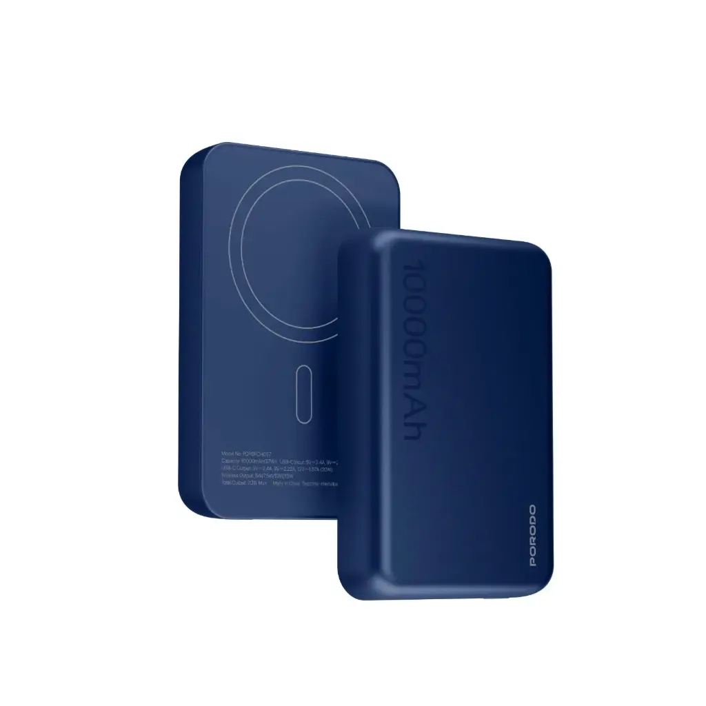 PORODO BLUVORA 10000MAH MAGSAFE POWER BANK BLUE